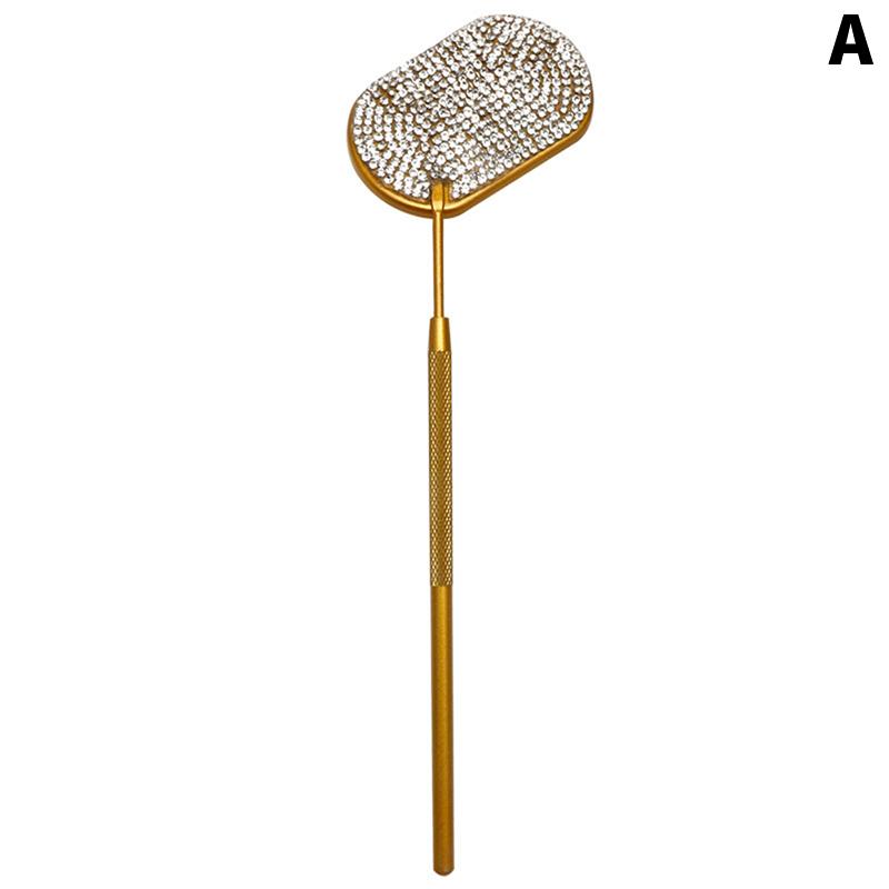 Gold Crystal Magnifying Lash Mirror